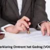 Verklaring Omtrent Gedrag vertalen (beëdigd)