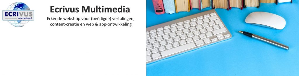Ecrivus International Webshop