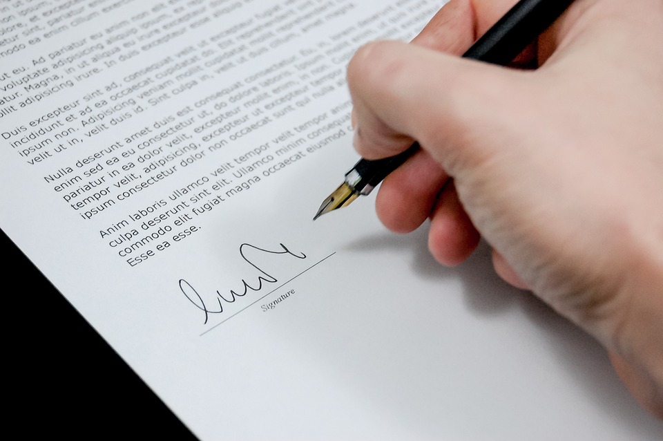 Inheritance declaration sworn translation